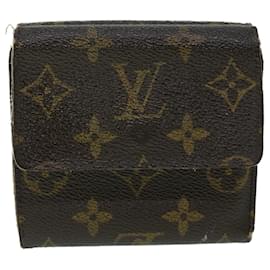 Louis Vuitton-Carteira LOUIS VUITTON Monograma Portefeuille Elise M61654 Autenticação de LV 54073-Monograma