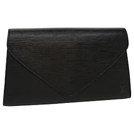 Louis Vuitton-LOUIS VUITTON Epi Art Deco Clutch Bag Black M52632 LV Auth ep1715-Black