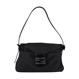 Fendi-Fendi Mamma Baguette Shoulder Bag-Black