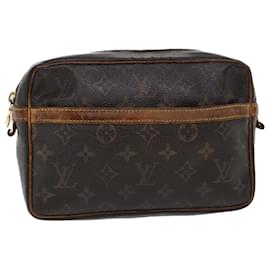 Louis Vuitton-Louis Vuitton Monogram Compiegne 23 Clutch Bag M51847 LV Auth 53484-Monogram