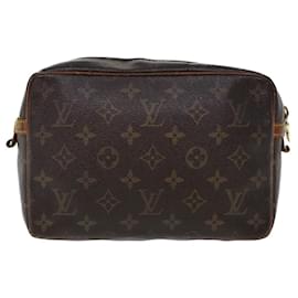 Louis Vuitton-Louis Vuitton Monogram Compiegne 23 Clutch Bag M51847 LV Auth 53484-Monogram