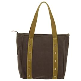Louis Vuitton-LOUIS VUITTON Antigua Cabas MM Tote Bag Brown M40086 LV Auth ep1659-Brown