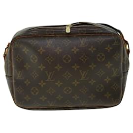 Louis Vuitton-LOUIS VUITTON Monogram Reporter PM Bolsa de Ombro M45254 Autenticação de LV 53181-Monograma