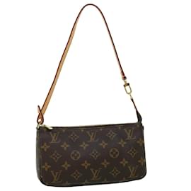 Louis Vuitton-LOUIS VUITTON Monogram Pochette Accessoires Pouch M51980 LV Auth 52581-Monogram