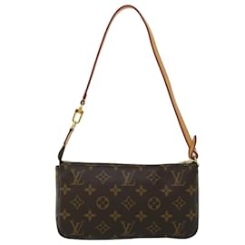 Louis Vuitton-LOUIS VUITTON Monogram Pochette Accessoires Pouch M51980 LV Auth 52581-Monogram