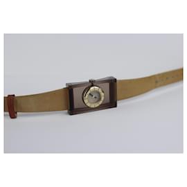 Lanvin-Extremely rare ! - LANVIN watch 1970-Golden,Light brown,Dark brown