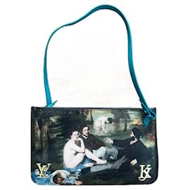 Louis Vuitton-Bolsa Neverfull de Jeff Koons-Multicor