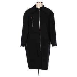 Faith Connexion Black Wool Coat Black