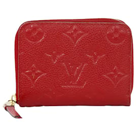 Louis Vuitton-Louis Vuitton Porte monnaie Zippy-Red