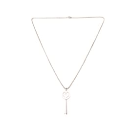 Tiffany & Co-Atlas Key Pendant Necklace-Silvery