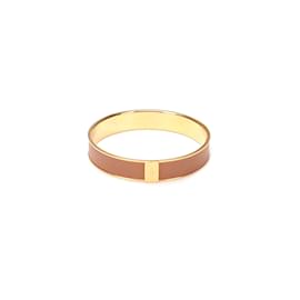 Hermès-Leder Kawaii 12 Armband-Golden
