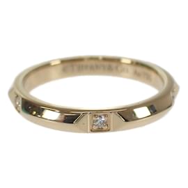 Tiffany & Co-Tiffany & Co True Band Diamond Ring Metal Ring 67134672 in Excellent condition-Golden