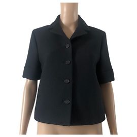 Dior jacket in black wool and silk Spring-Summer 2022 Black