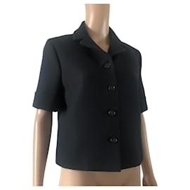 Dior-Dior jacket in black wool and silk Spring-Summer 2022-Black