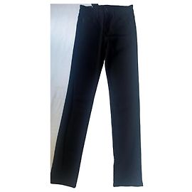 Helmut Lang Skinny Jeans Hochtailliert Schwarz Schwarz