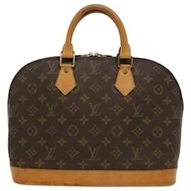 Louis Vuitton-Bolsa de mão M LOUIS VUITTON com monograma Alma M51130 LV Auth ep1745-Monograma