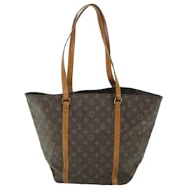 Louis Vuitton-LOUIS VUITTON Monogram Sac Shopping Tote Bag M51108 LV Auth tb899-Monogramme