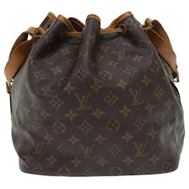 Louis Vuitton-LOUIS VUITTON Monogram Petit Noe Shoulder Bag M42226 LV Auth 53928-Monogram