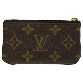 Louis Vuitton-LOUIS VUITTON Monogramm Pochette Cles Geldbörse M.62650 LV Auth am4995-Monogramm