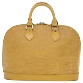 Louis Vuitton-LOUIS VUITTON Epi Alma Hand Bag Tassili Yellow M52149 LV Auth 52398-Other