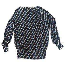 Top Diane Von Furstenberg em viscose corte amplo Multicor