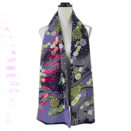 Kenzo-Velvet and silk-Multiple colors