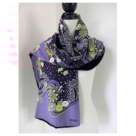 Kenzo-Velvet and silk-Multiple colors