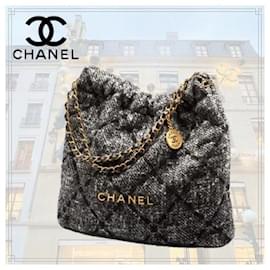 Chanel-Bolsos de mano-Gris