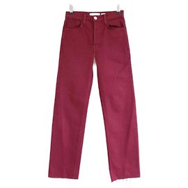 Re/Done RE/Fertig sind kurze rote Jeans Rot