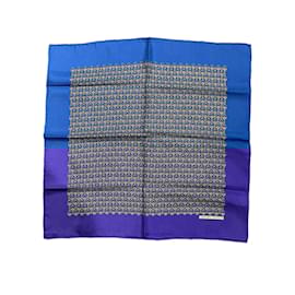 Hermès-HERMES  Scarves T.  silk-Blue