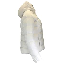 Autre Marque-Skea White Camo Printed Full Zip Down Puffer Ski Jacket-White