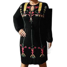 VESTIDO MUJER DESIGUAL Negro