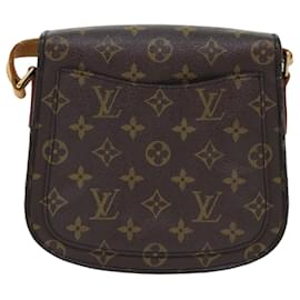 Louis Vuitton-LOUIS VUITTON Monogram Saint Cloud MM Shoulder Bag M51243 LV Auth ki3266-Brown
