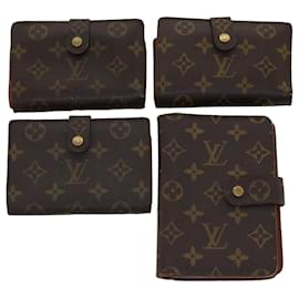 Louis Vuitton-Portefeuille monogramme LOUIS VUITTON 4Définir LV Auth fm2474-Marron