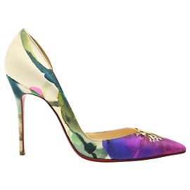 Christian Louboutin Multicoloured Iriza Floral Pattern Pumps Other