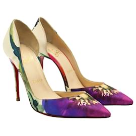 Christian Louboutin-Multicoloured Iriza Floral Pattern Pumps-Other