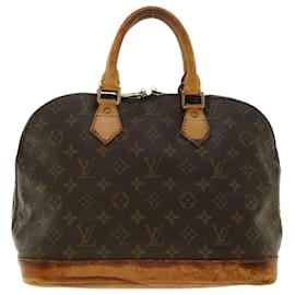 Louis Vuitton-LOUIS VUITTON Monogram Alma Hand Bag M51130 LV Auth rd5042-Brown