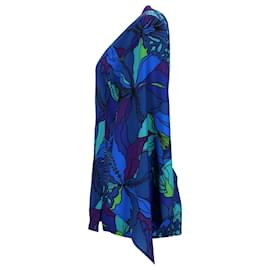 Attico-The Attico Floral Long Sleeve Mini Dress in Multicolor Viscose-Multiple colors