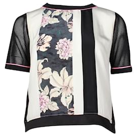 Autre Marque-Floral Print Top-White