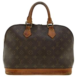Louis Vuitton-LOUIS VUITTON Monogram Alma Hand Bag M51130 LV Auth rd4990-Brown