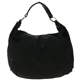 Prada-PRADA Shoulder Bag Nylon Black Auth ar9289-Black