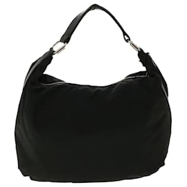 Prada-PRADA Shoulder Bag Nylon Black Auth ar9289-Black