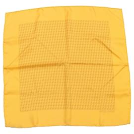Hermès-Lenço de Seda HERMES 2Definir autenticação cinza amarelo ac1017-Amarelo