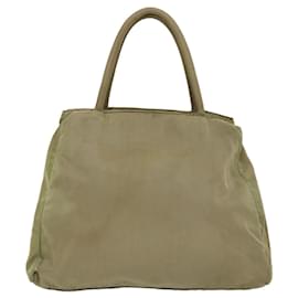 Prada-PRADA Hand Bag Nylon Khaki Auth bs6394-Green