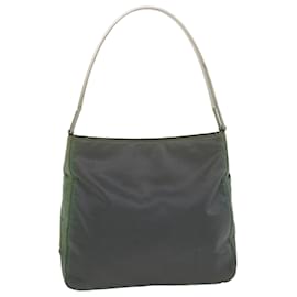 Prada-PRADA Shoulder Bag Nylon Gray Auth hk703-Grey