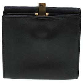 Salvatore Ferragamo-Salvatore Ferragamo Wallet Leather 3Set Black Auth bs5102-Black