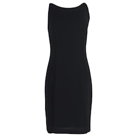 Burberry-Burberry Sleeveless Dress in Black Polyester-Black