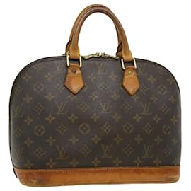Louis Vuitton-LOUIS VUITTON Monogram Alma Hand Bag M51130 LV Auth 35256-Brown