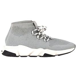 Vitesse Balenciaga 2 Baskets à Lacets en Polystyrène Gris Gris