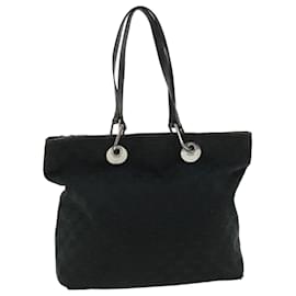 Gucci-gucci GG Canvas Shoulder Bag black 140274 Auth ep717-Black